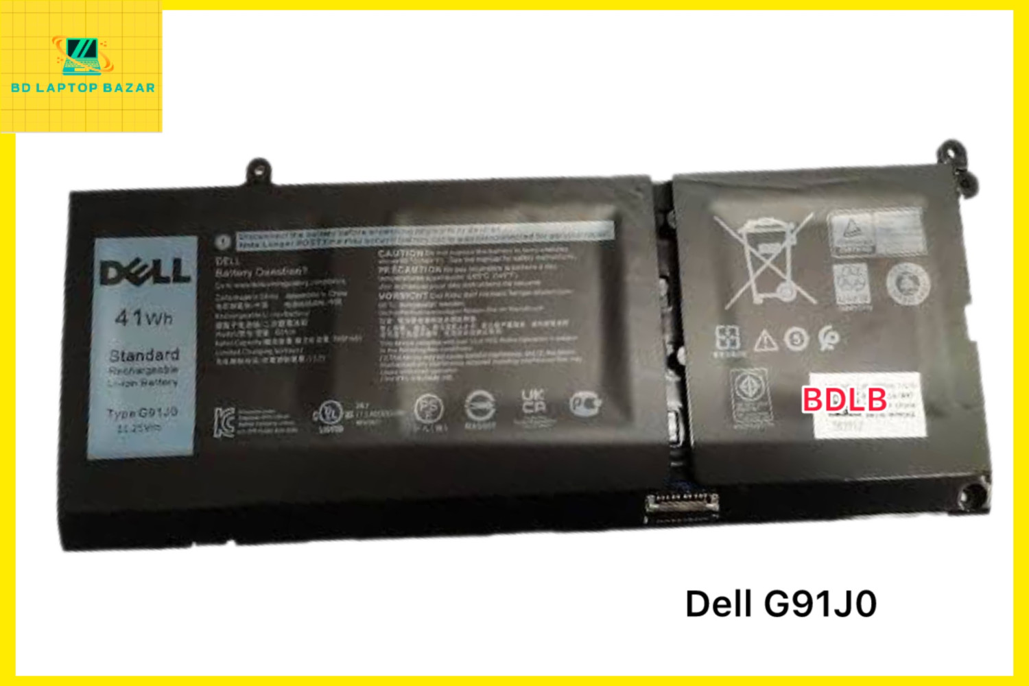 1111111 Dell G91J0 Battery For Dell Latitude 3320 3420 3520 Vostro 3510 3511 3515 5310 5410 5415 5510 5515 Inspiron 5418 5518 7415 2-in-1 Series