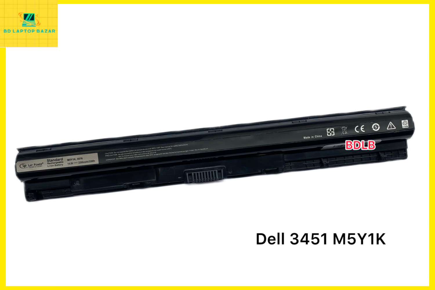 Dell M5Y1k Battery For Dell Inspiron 3451 3551 5758 5558 Vostro 3458 3558 Inspiron 14 15 3000 Series