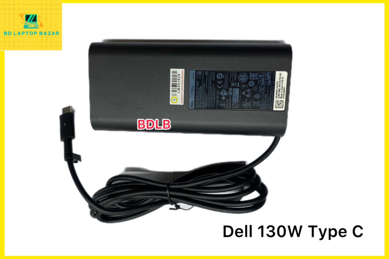 Dell 130W USB-C/USB Type C Replacement AC Adapter for Precision 5530 2in1,XPS 15 2in1 9575, DP/N 0M0H25/M0H25, 0K00F5/K00F5,Model DA130PM170,HA130PM170