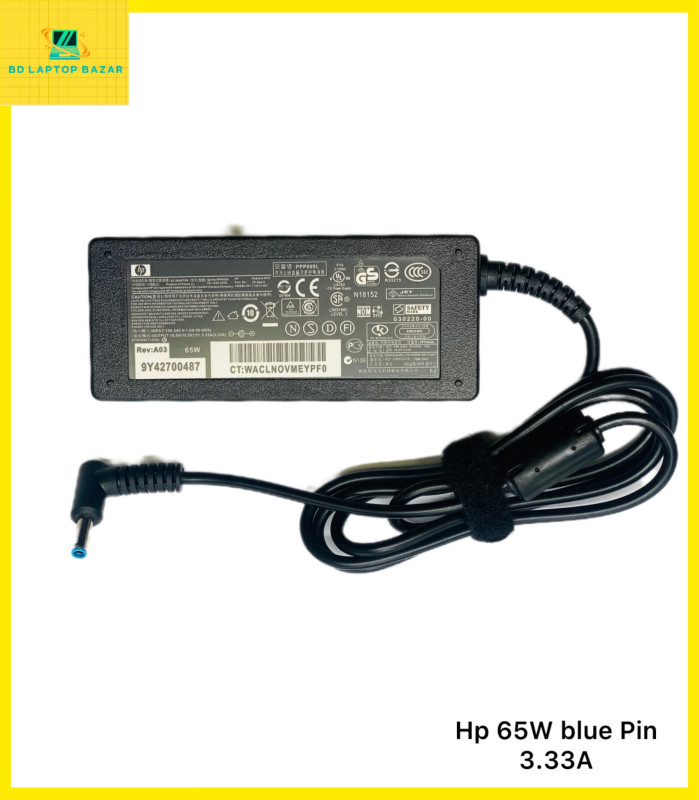 Hp 19.5V 3.33A 65 Watt Blue Pin adapter