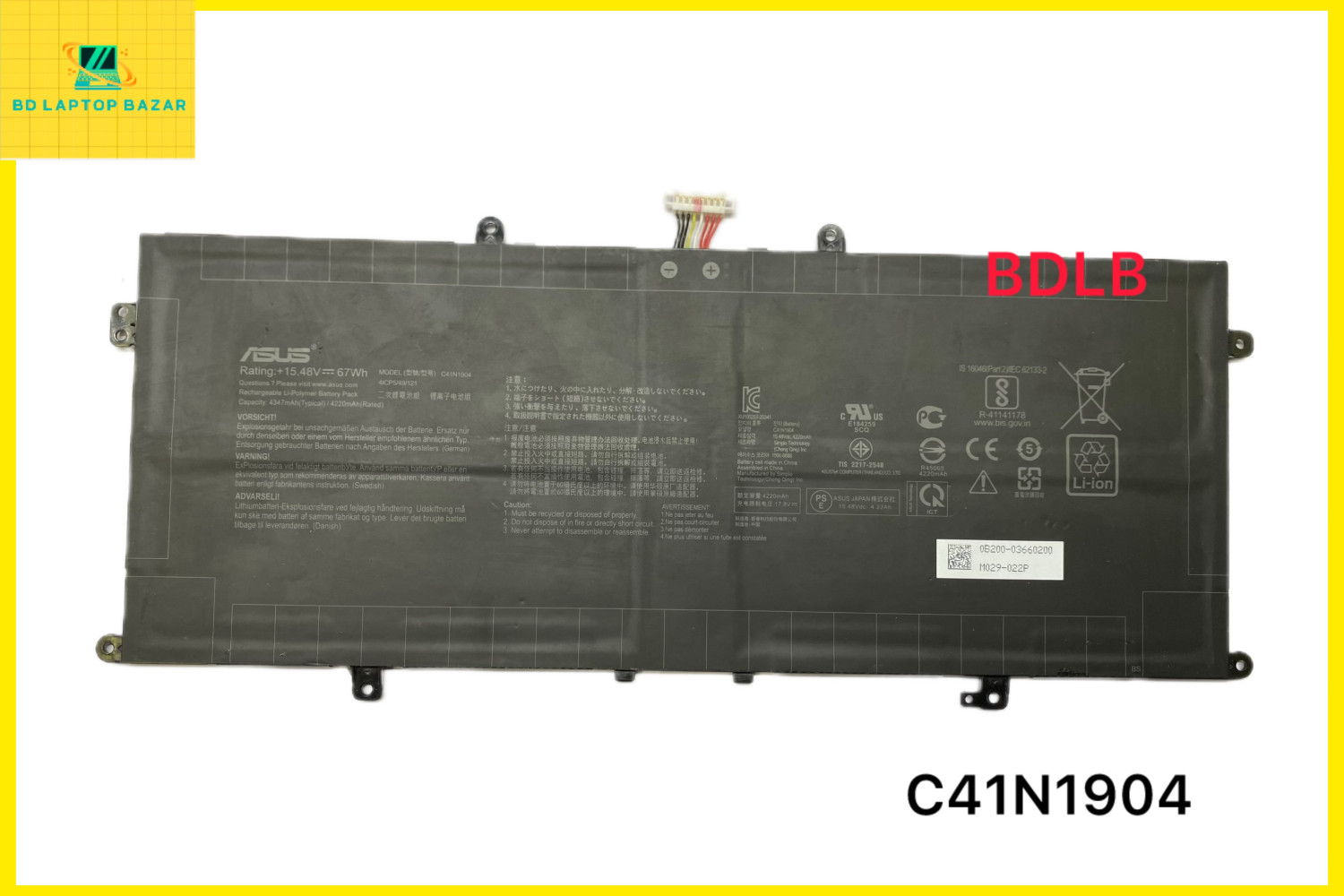 Asus C41N1904-1 Battery For Asus UX325JA UX393JA UX425IA UX425JA Series