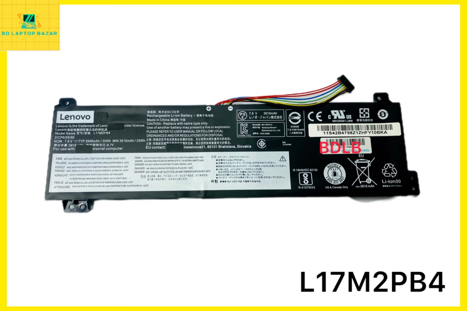 LENOVO L17M2PB4 V130-15IGM V330-14IKB V330-14ISK V330-15ISK V330-15IKB V530-15IKB BATTERY