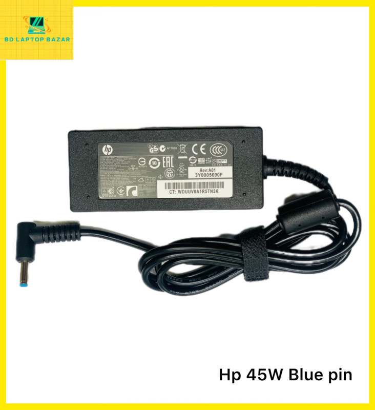 HP Blue Pin 19.5V 2.31A 45W (4.5mm X 3.0mm) Laptop Adapter