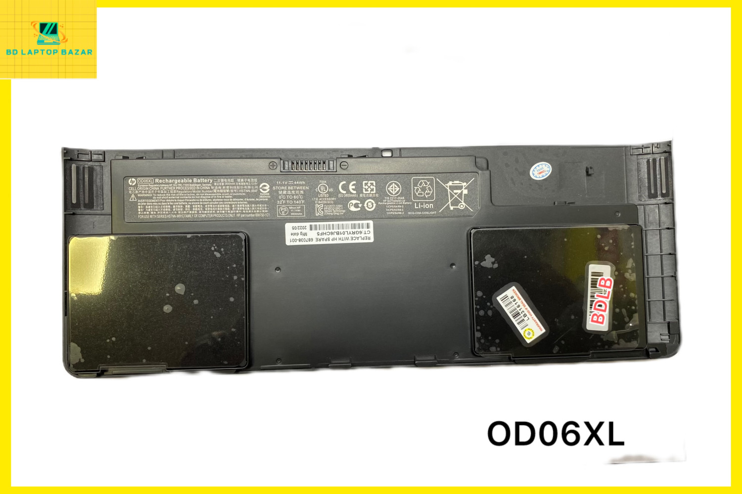 OD06XL OD06 Laptop Battery Replacement for HP Elitebook Revolve 810 G1 G2 Series