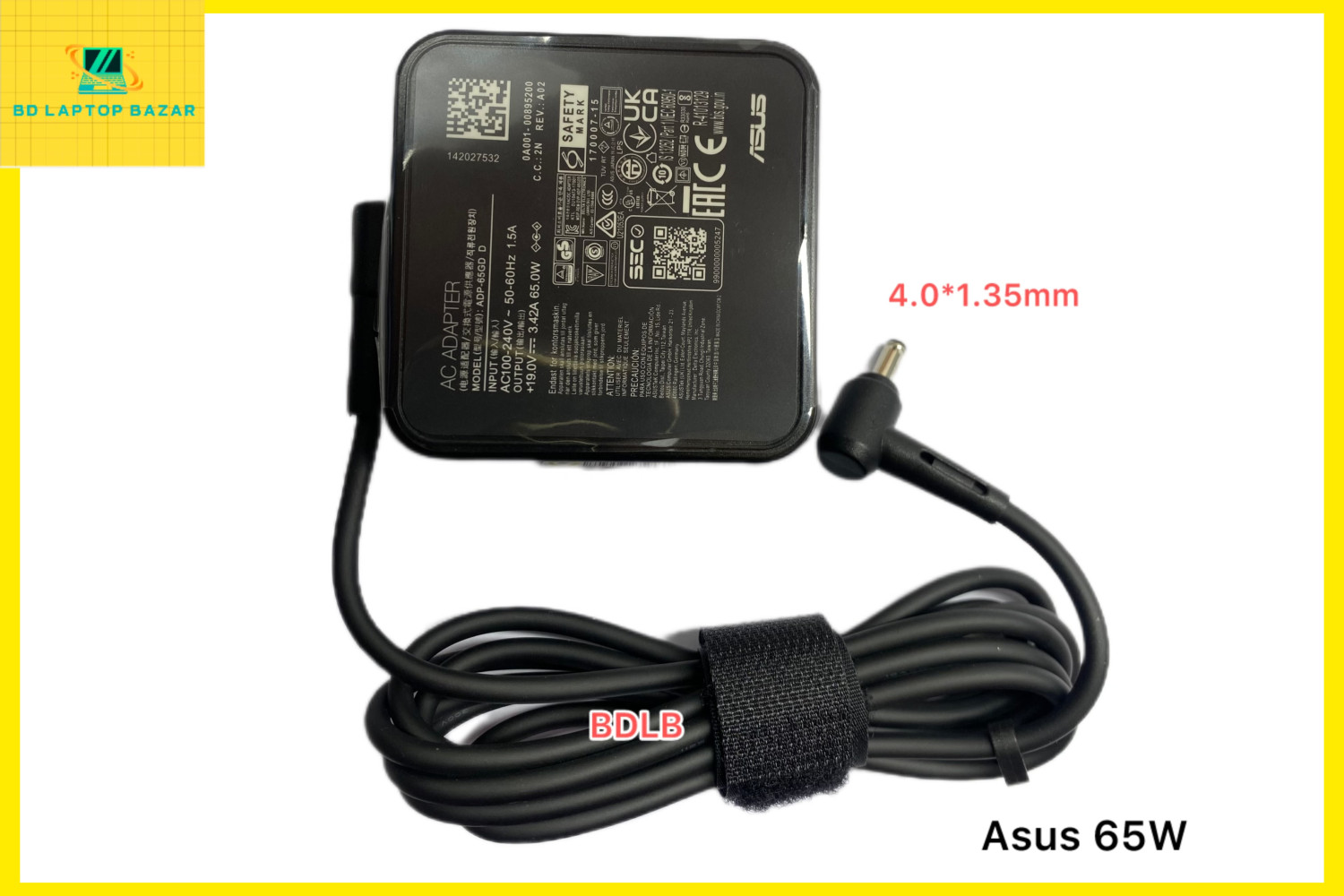 Asus X200 X540 19V 3.42A Laptop Adapter(4.0*1.35mm) 65W Original power adapter