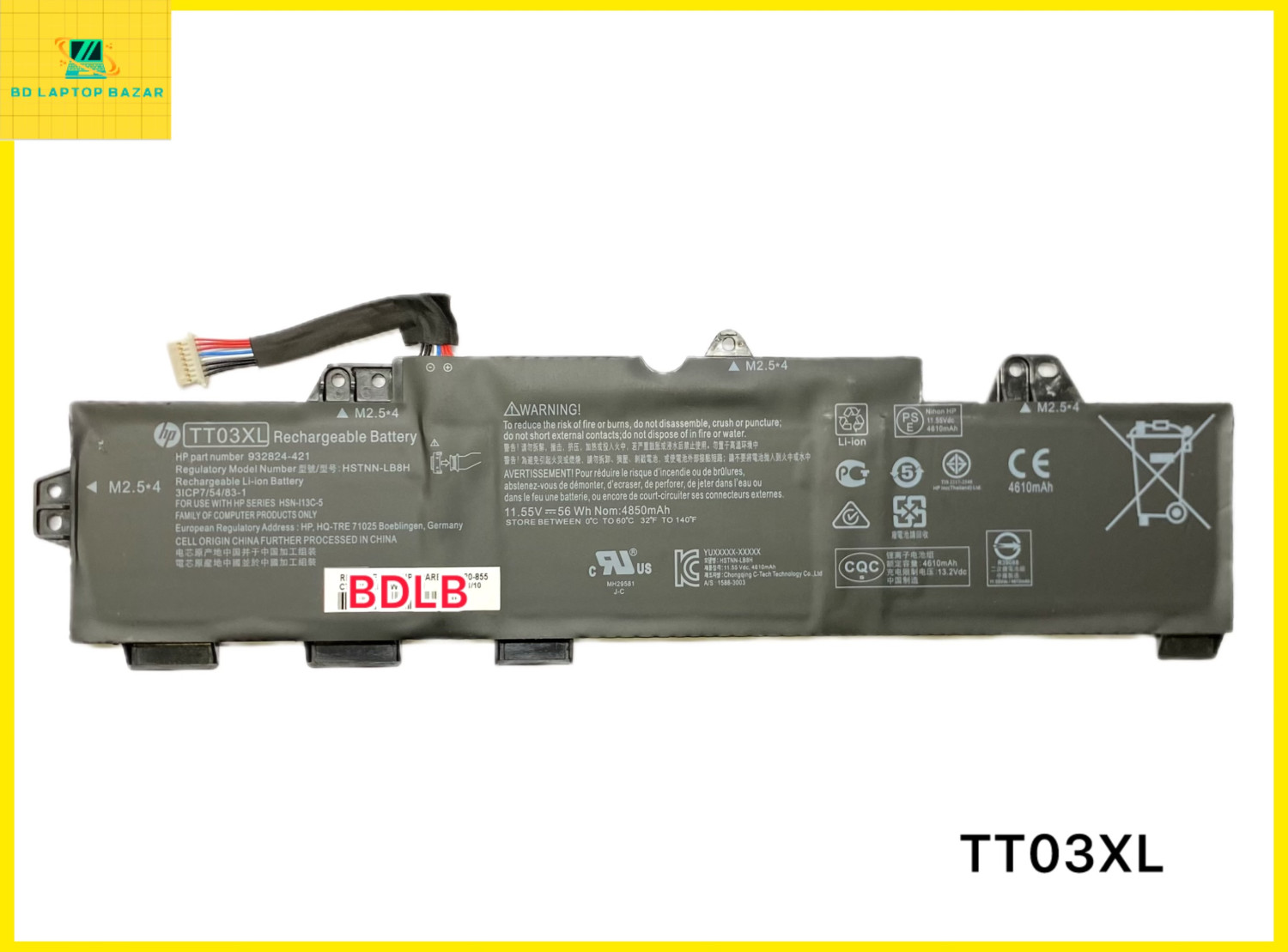 Hp TT03XL Battery For HP EliteBook 850 G5 850 G6 ZBook 15U G5 15U G6 Series