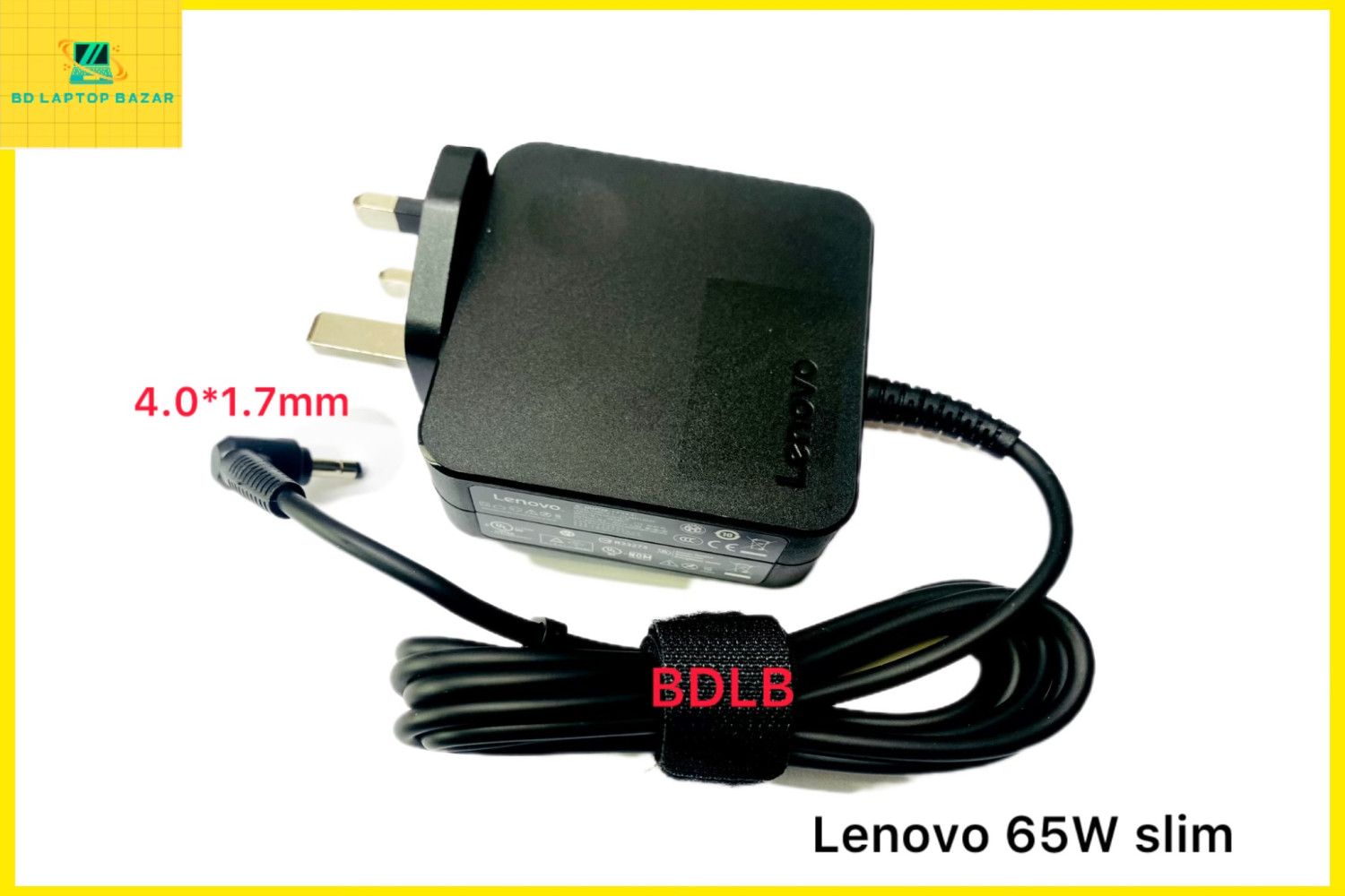 Lenovo  20V 3.25A 65W Laptop Adapter Charger slim port (4.0mm X 1.7mm)